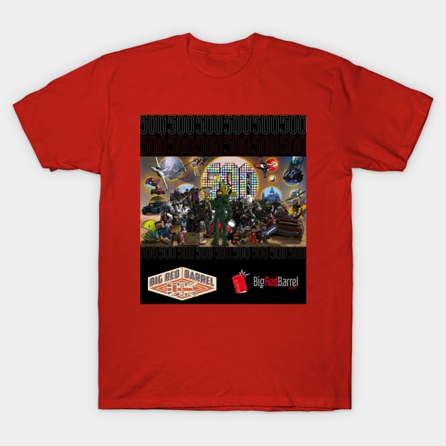 BRB UK 500 T-Shirt by Big Red Barrel